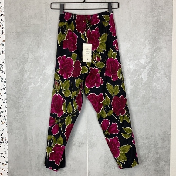 Vintage floral pants - Picture 5 of 6